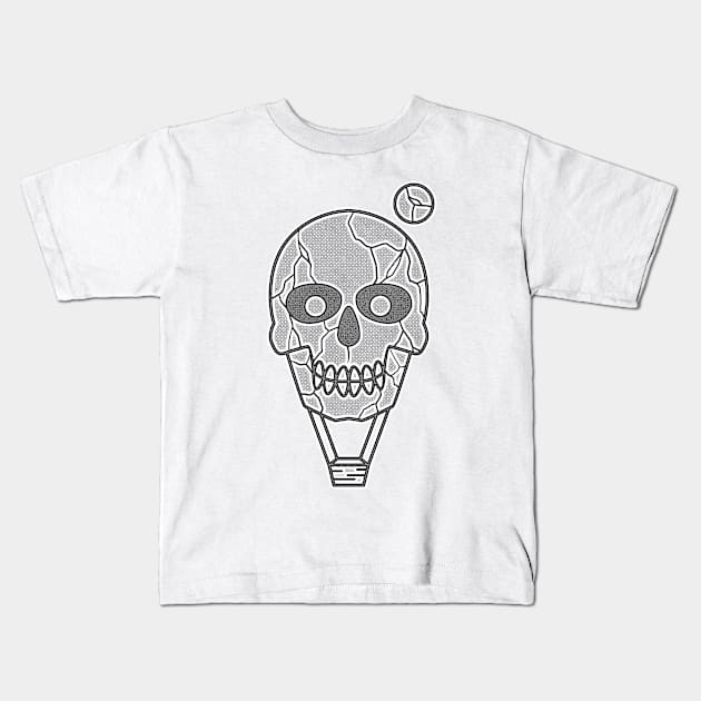 Bad Balloon Kids T-Shirt by Luckyart11